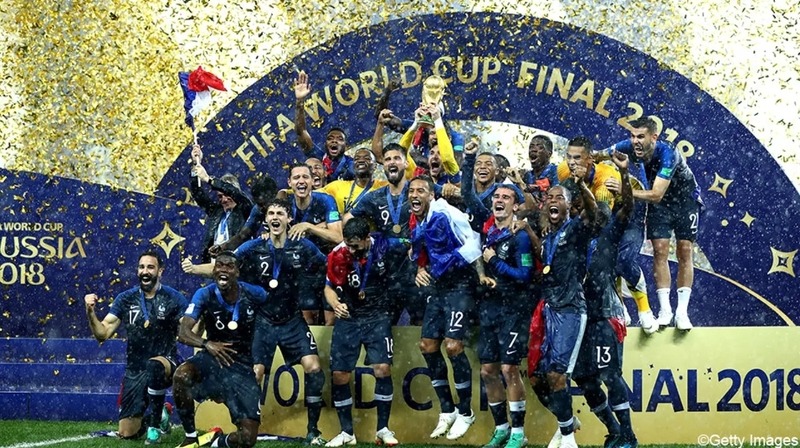 World Cup 2018 được tổ chức tại Nga, nơi đội tuyển Pháp lần thứ hai lên ngôi vô địch thế giới. 