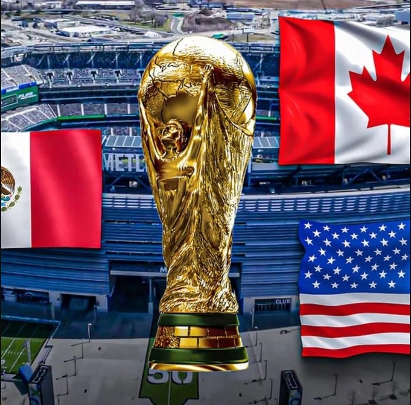 World Cup 2026 được đồng đăng cai bởi Hoa Kỳ, Canada và Mexico