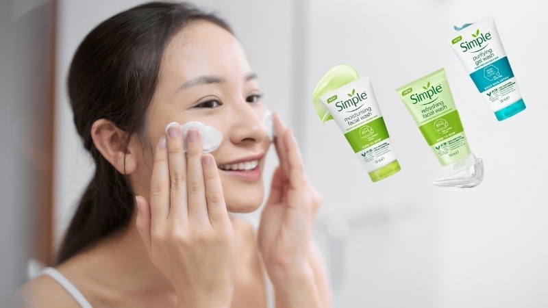 Có thể dùng sữa rửa mặt Simple lâu dài nếu da đáp ứng tốt, không khô căng và không xuất hiện phản ứng bất thường. 