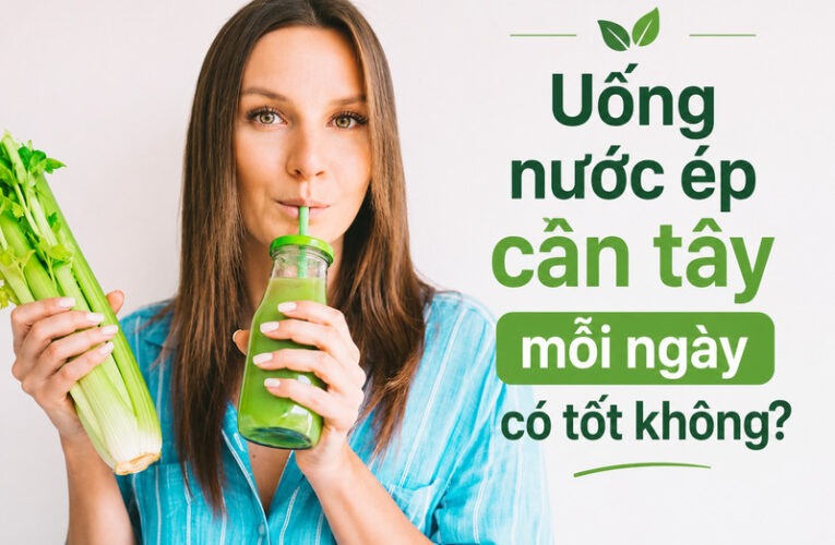 Uống nước ép cần tây mỗi ngày có thể phù hợp với người khỏe mạnh nếu dùng lượng vừa phải và không thay thế bữa ăn.