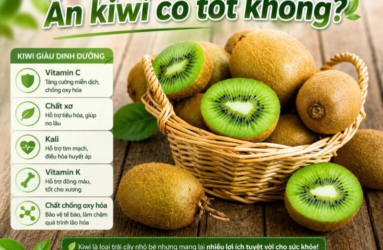 Kiwi tạo ấn tượng bởi hương vị thanh mát và hàm lượng dinh dưỡng phong phú
