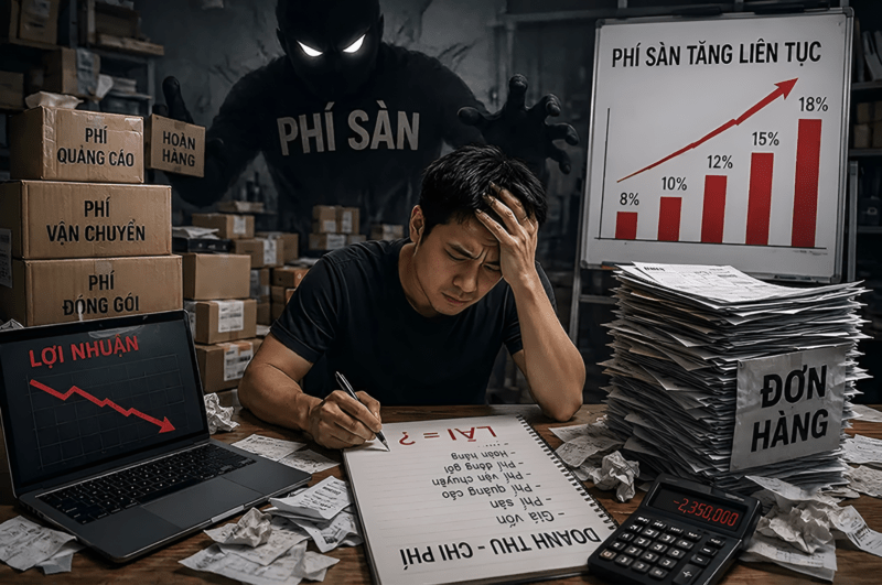 Doanh thu tăng chưa chắc lợi nhuận tăng nếu chi phí quảng cáo, vận chuyển, nhân sự và khuyến mãi tăng nhanh hơn.