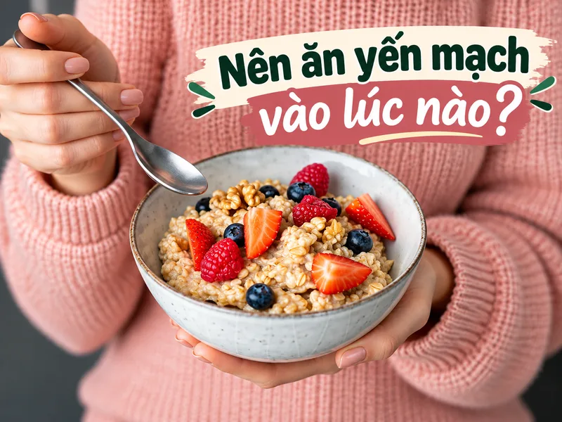 Nên ăn yến mạch vào lúc nào phụ thuộc lịch sinh hoạt mỗi người